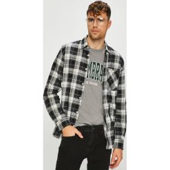 Tom Tailor Denim - Koszula. Szare koszule męskie marki TOM TAILOR DENIM, s, w kratkę, z bawełny, klasyczne, z klasycznym kołnierzykiem, z długim rękawem. W wyprzedaży za 69,90 zł.