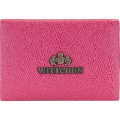 Etui na wizytówki. Czarne etui damskie Wittchen, ze skóry. Za 219,90 zł.