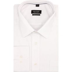 Koszula versone 9001 długi rękaw regular fit biały. Białe koszule męskie Recman, m, bez wzorów, z bawełny, eleganckie, z klasycznym kołnierzykiem, z długim rękawem. Za 99,00 zł.