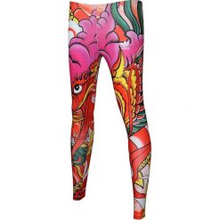 Legginsy sportowe damskie: Adidas Originals Legginsy damskie Rita Ora Dragon Print multikolor r. 40 (A96217)