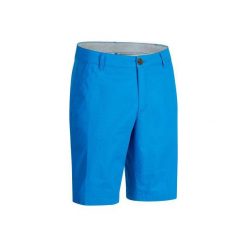 Spodenki do golfa bermudy 500 męskie. Niebieskie bez kategorii marki INESIS, z bawełny. Za 49,99 zł.
