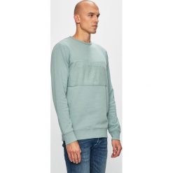 Quiksilver - Bluza. Zielone bluzy męskie Quiksilver, s, z nadrukiem, z bawełny, z okrągłym kołnierzem, bez rękawów, bez kaptura. W wyprzedaży za 139,90 zł.