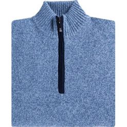 Sweter FILIPPO SWNR000115. Pomarańczowe swetry męskie Giacomo Conti, m, bez wzorów, z wełny, ze stójką, bez kaptura. Za 199,00 zł.