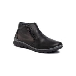 LASOCKI FOR MEN SM-9333. Czarne botki męskie Lasocki For Men, bez zapięcia. Za 269,99 zł.