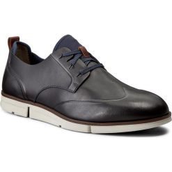 Półbuty CLARKS - Trigen Wing 261237287 Navy Leather. Niebieskie półbuty męskie Clarks, na co dzień, bez wzorów, ze skóry, eleganckie, bez zapięcia. W wyprzedaży za 309,00 zł.