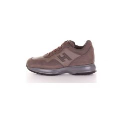 Buty Hogan HXM00N0U041E4B. Pomarańczowe trampki męskie Hogan, bez wzorów, bez zapięcia. Za 879,58 zł.