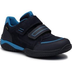 Sneakersy SUPERFIT - GORE-TEX 5-09381-80 S Blau. Niebieskie trampki chłopięce Superfit, bez wzorów, z weluru, na rzepy. W wyprzedaży za 269,00 zł.