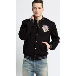 Trussardi Jeans - Kurtka. Czarne kurtki męskie bomber Trussardi Jeans, s, z bawełny. W wyprzedaży za 799,90 zł.