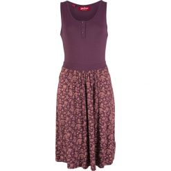Sukienka shirtowa z nadrukiem bonprix czarny bez. Sukienki damskie bonprix. Za 74,99 zł.