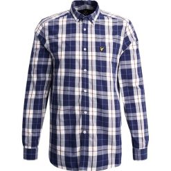 Koszule męskie na spinki: Lyle & Scott CHECK Koszula off white