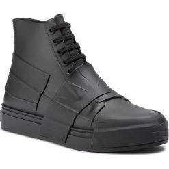 Sneakersy MELISSA - Crew Ad 32437 Black/Black 50481. Czarne półbuty damskie Melissa, z tworzywa sztucznego. W wyprzedaży za 279,00 zł.