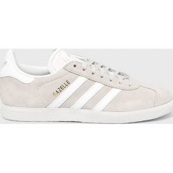 Adidas Originals - Buty Gazelle. Szare buty sportowe damskie adidas Originals, bez wzorów, ze skóry, sportowe. W wyprzedaży za 349,90 zł.