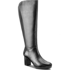 Kozaki CLARKS - Kelda Pearl 261267284 Black Leather. Czarne buty zimowe damskie Clarks, z materiału. W wyprzedaży za 439,00 zł.