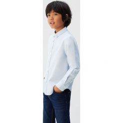 Mango Kids - Koszula dziecięca Oxford 110-164 cm. Czerwone koszule chłopięce z bawełny, casualowe, długie. Za 59,90 zł.