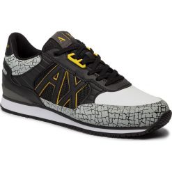 Sneakersy ARMANI EXCHANGE - XUX031 XV200 A120 Black/White. Czarne sneakersy męskie Armani Exchange, na co dzień, bez wzorów, ze skóry ekologicznej, bez zapięcia. Za 719,00 zł.