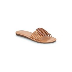 Klapki Volcom PORTO. Pomarańczowe klapki damskie Volcom, bez wzorów, bez obcasa. W wyprzedaży za 191,20 zł.