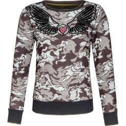 Bluza AERONAUTICA MILITARE. Szare bluzy damskie Aeronautica Militare, z aplikacjami, bez rękawów, bez kaptura. W wyprzedaży za 314,00 zł.
