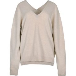 Beżowy Sweter z Kaszmiru i Wełny Calm Day. Brązowe swetry damskie Veva, na zimę, s, bez wzorów, z wełny, bez rękawów, bez kaptura. Za 229,00 zł.