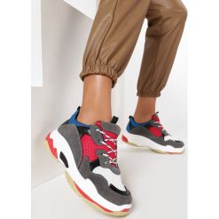 Szare Sneakersy Talbot. Szare sneakersy damskie Born2be. Za 89,99 zł.