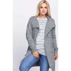 Szary Kardigan Leave Me. Szare swetry damskie Born2be, xl, bez wzorów, bez rękawów, bez kaptura. Za 59,99 zł.