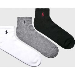 Polo Ralph Lauren - Skarpety (3-pack). Czarne skarpetki męskie marki Polo Ralph Lauren, z bawełny. Za 129,90 zł.