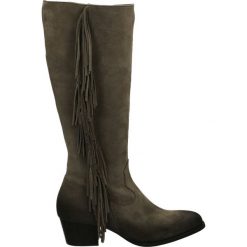 Kozaki - 9826 VEL CENE. Czarne buty zimowe damskie Venezia, ze skóry. Za 239,00 zł.