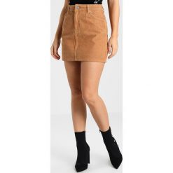 Minispódniczki: Topshop Petite Spódnica trapezowa camel
