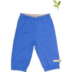 Spodnie niemowlęce: Spodnie outdoorowe w kolorze niebieskim