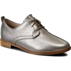 Creepersy damskie: Oxfordy CLARKS - Alania Posey 261258594 Silver Metallic