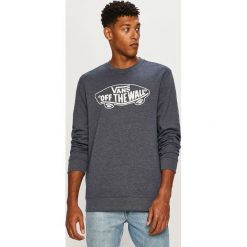 Vans - Bluza. Niebieskie bluzy męskie Vans, s, z nadrukiem, z bawełny, z okrągłym kołnierzem, bez rękawów, bez kaptura. Za 239,90 zł.