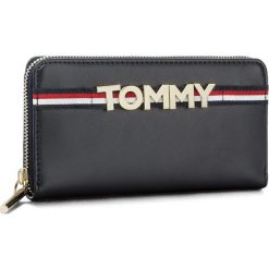 Portfele damskie: Duży Portfel Damski TOMMY HILFIGER – Corporate Highlight Leather Za Wlt AW0AW05299 413