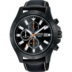 Zegarek Lorus Zegarek Męski Lorus RM303EX9 Chronograf WR 100M uniwersalny. Czarne zegarki męskie Lorus. Za 385,93 zł.