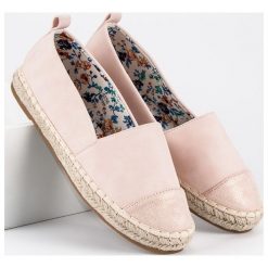 Tomsy damskie: Różowe lekkie espadryle MARQUIZ różowe