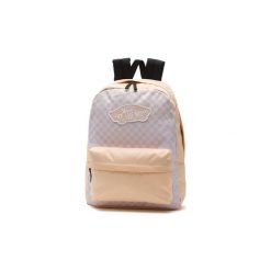 Plecaki Vans Realm Backpack (bleached Apricot Checkerboard). Żółte plecaki męskie marki Vans, bez wzorów. Za 185,53 zł.