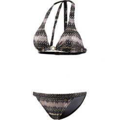 Biustonosz bikini w kolorze czarno-szaro-złotym. Czarne biustonosze Najlepsze stroje na plażę, z materiału. W wyprzedaży za 95,95 zł.