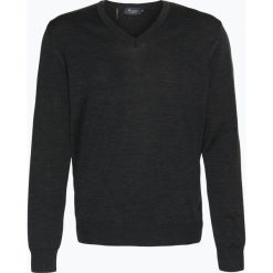 März - Męski sweter z wełny merino, szary. Szare swetry klasyczne męskie marki März, m, z wełny, klasyczne, z klasycznym kołnierzykiem. Za 449,95 zł.
