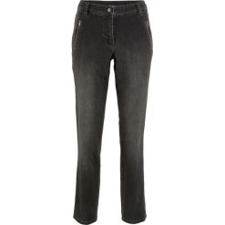 Boyfriendy damskie: Dżinsy wyszczuplające sylwetkę bonprix szary denim „used”