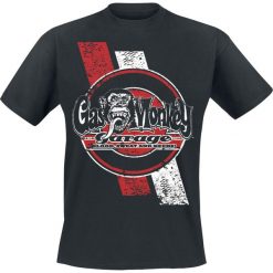 T-shirty męskie: Gas Monkey Garage Dartboard With Tyre Stripes T-Shirt czarny