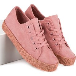 Trampki i tenisówki damskie: Różowe trampki espadryle DYLAN