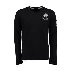 T-shirty chłopięce z długim rękawem: Koszulka „Jampai” w kolorze czarnym