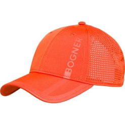 Czapka BOGNER SAMY. Pomarańczowe czapki męskie Bogner, z nadrukiem, z tkaniny, sportowe. Za 270,00 zł.