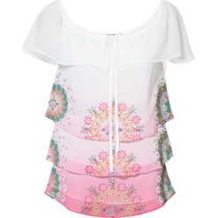 Desigual bluzka damska Blus Alyssa L biały. Białe bluzki damskie Desigual, l, eleganckie. W wyprzedaży za 175,00 zł.