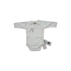 Ebi & Ebi Fairtrade Body dziecięce z długim rękawem - beżowy. Brązowe body niemowlęce marki Ebi & Ebi, bez wzorów, z bawełny, z długim rękawem. Za 49,00 zł.