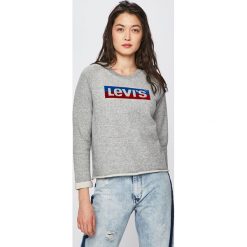 Levi's - Bluza. Szare bluzy damskie z nadrukiem marki Levi's®, s, z bawełny, bez kaptura. Za 239,90 zł.