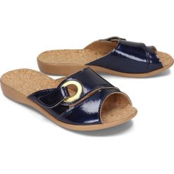 BEFADO 265D 013 VIKI granatowy, kapcie damskie. Niebieskie kapcie damskie Befado. Za 53,90 zł.