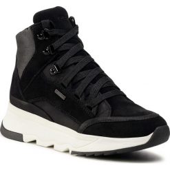 Trekkingi GEOX - D Falena B Abx A D04HXA 0CL22 C9999 Black. Czarne trapery damskie Geox, ze skóry, bez obcasa, bez zapięcia. Za 629,00 zł.