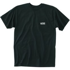 Vans Koszulka Męska Mn Left Chest Logo T Black/Whiteite Xl. Czarne koszulki męskie marki Vans, xl, bez wzorów, z materiału, klasyczne, z klasycznym kołnierzykiem, bez rękawów. W wyprzedaży za 55,00 zł.