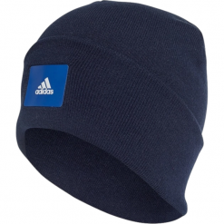 Czapka adidas Beanie DJ1210. Czapki damskie Adidas, z aplikacjami, z dzianiny. W wyprzedaży za 59,99 zł.