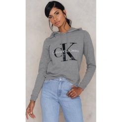 Bluzy damskie: Calvin Klein Bluza z kapturem Honor True Icon - Grey
