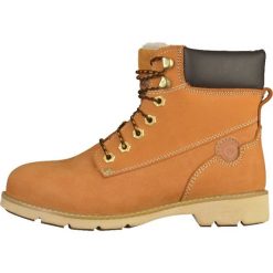 Botki damskie: Dockers by Gerli Botki sznurowane golden tan